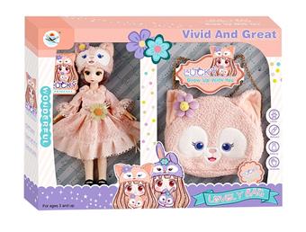 Home Decor 12 inch Fashion Clothing Barbie Princess Lina Belle (Paired with Handbag)   ITEM NO.： W008311