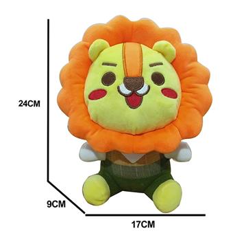(Customizable) Cartoon Plush Toy Lion Doll Plush Doll Cute Lion Doll   ITEM NO.： W011153