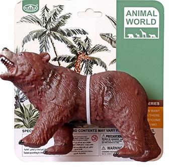 Rubber coated animal brown bear   ITEM NO.： W006709