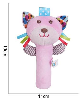 Plush toy hand bell [BB stick] cat style   ITEM NO.： W011647