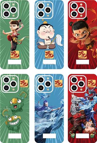 Nezha 2: Birth of Magic Children - Children's Touch Screen Multi functional Early Education Phone - Display Box 24pcs with Hanging Rope+USB Charging Cable   ITEM NO.： W013077