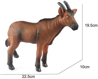 Rubber coated animal antelope   ITEM NO.： W006697