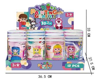 Vinyl DIY painted piggy bank   ITEM NO.： W005070