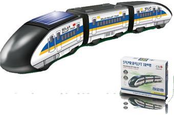 Solar powered high-speed train (self installing toy)   ITEM NO.： W006793