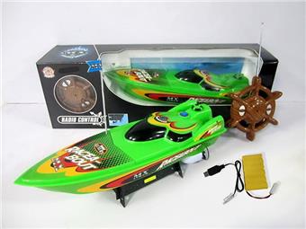 Four way remote control boat with power supply   ITEM NO.： W014968