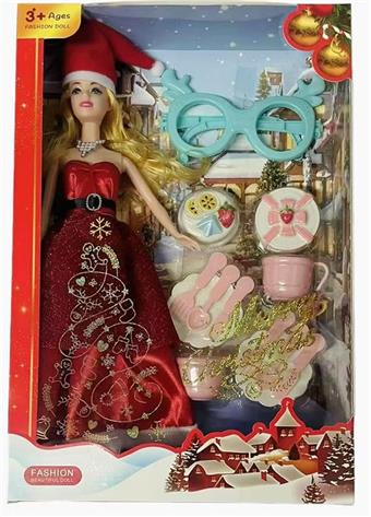 11.5-inch physical Christmas Barbie   ITEM NO.： W012532