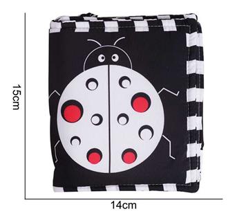 Plush toy black and white bed surround ladybug   ITEM NO.： W011783