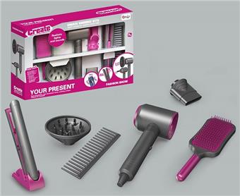 (GCC) Simulated Hairdryer Straightener Set (7PCS)   ITEM NO.： W002689