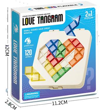 Puzzle Toy - Love Puzzle (2-in-1)   ITEM NO.： W006313