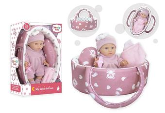 12 inch vinyl doll with a hand-held basket, reborn doll   ITEM NO.： W005495