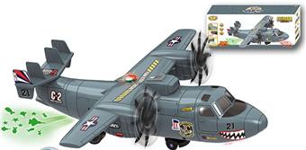 Electric transport combat aircraft (projection lights, gimbal, music)   ITEM NO.： W006772