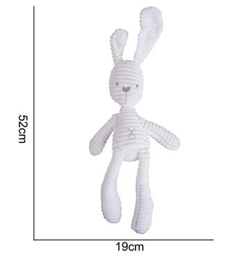 Plush toy with white rabbit stripes   ITEM NO.： W011545