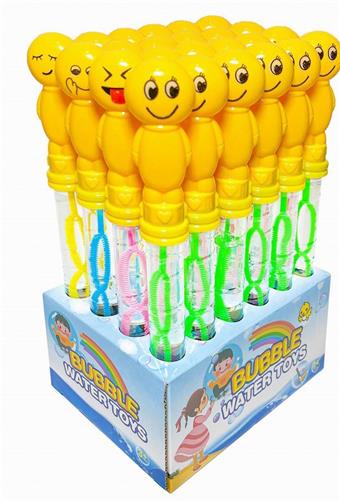 Smiling face expression bubble stick (26CM 4 mixed) (24PCS single price)   ITEM NO.： W017235