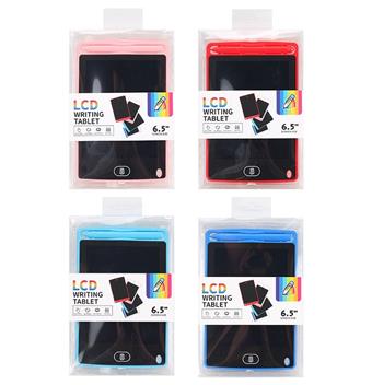4-color 6.5-inch LCD, ABS LCD writing board, color screen (including one CRR205 battery)   ITEM NO.： W012845