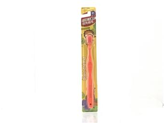 One child wide head toothbrush (H-513 vacuum formed packaging) Material: PP,PBTHS CODE:   ITEM NO.： W007596