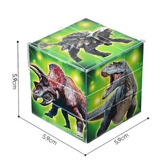 Third order dinosaur themed Rubik's Cube   ITEM NO.： W015819