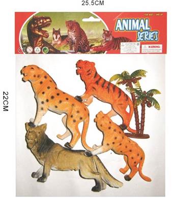 Soft rubber animals   ITEM NO.： W006448