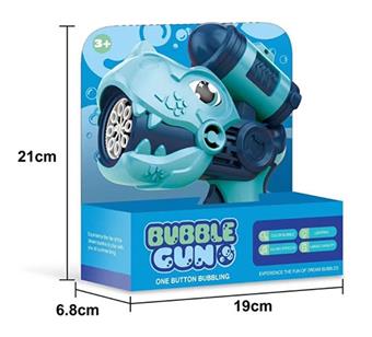Dinosaur Bubble Gun   ITEM NO.： W014628