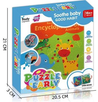 Puzzle early education book   ITEM NO.： W013654