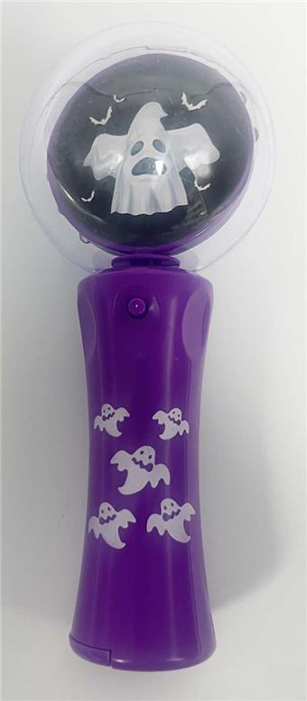10 lights, 32 flashes, Wansheng spinning ball stick printed handle, 3 * AA/no power   ITEM NO.： W013021