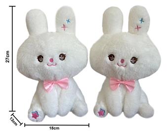 Plush toy tie, little white rabbit   ITEM NO.： W011212