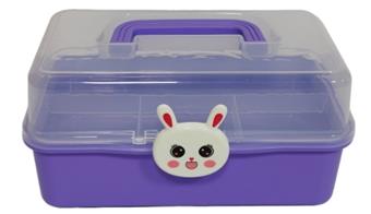 Purple background transparent cover (two-layer box)   ITEM NO.： W007876