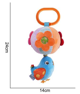 Plush toy, cloth ball, bell, bed, hanging bird   ITEM NO.： W011289