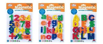 Magnetic letter and number tablet (1.75-inch mixed three models)   ITEM NO.： W015339