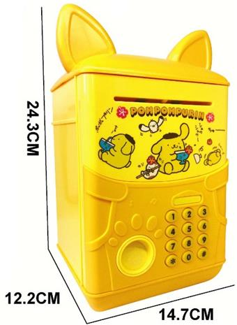 Pudding dog fingerprint electric piggy bank   ITEM NO.： W017556