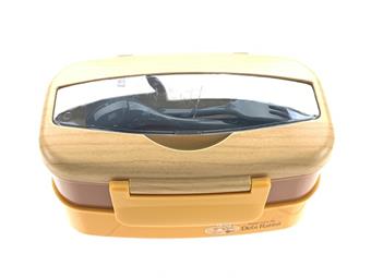 Student lunch box can be microwave heated square medium-sized lunch box   ITEM NO.： W007197