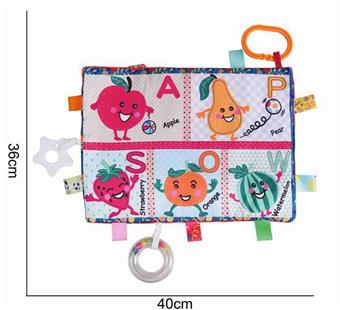 Plush toy [long] Comfort cloth with red background fruit   ITEM NO.： W011555
