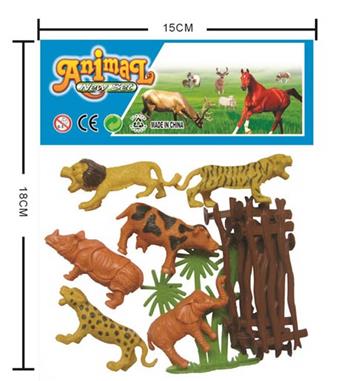 Hard rubber small animals   ITEM NO.： W006459
