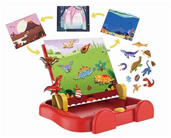 Dinosaur Scene Learning Box (Small)   ITEM NO.： W015300