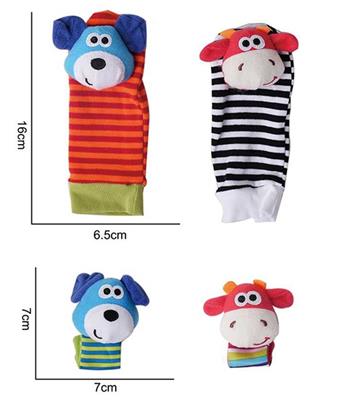 Plush toy blue red striped four piece set   ITEM NO.： W011611