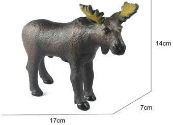 Soft rubber glue animal moose   ITEM NO.： W006685
