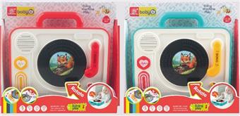 Mother and baby toys, baby puzzle toys, musical instruments, baby early education and enlightenment music toys, baby puzzle simulation DJ stand, classic sound retention device for children's songs (2-color mixed) CPC   ITEM NO.： W017414