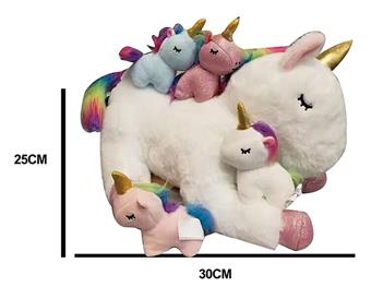 (Customizable) Customized Unicorn Plush Toy Network Hong style Mother Child Animal Doll Cross border Mother Child Pony Doll Doll   ITEM NO.： W011189