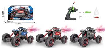 Alloy five way spray climbing remote control car   ITEM NO.： W008286
