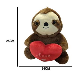 (Customizable) Heart hugging Monkey   ITEM NO.： W011158