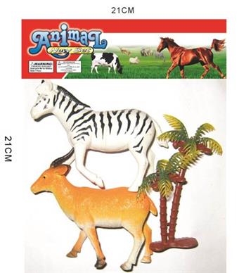 Soft rubber animals   ITEM NO.： W006438