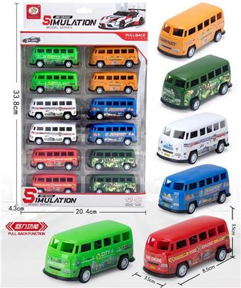 6-color regenerative bus (solid color)   ITEM NO.： W004848