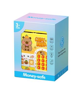 Capibala piggy bank card swiping, door opening, fingerprint recognition song mode   ITEM NO.： W012930