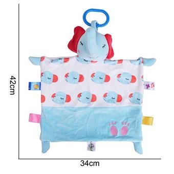 Plush toys, soothing scarves, blue elephants   ITEM NO.： W011395