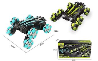 Six wheel stunt remote control car   ITEM NO.： W008289