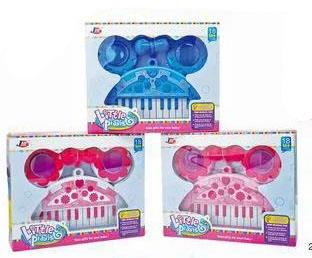 Electronic keyboard (pink/sky blue/white)   ITEM NO.： W016450