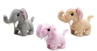 Electric walking elephant (3-color mixed)   ITEM NO.： W011146