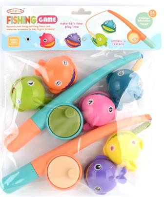 8 Parent Child Magnetic Fishing Game Set   ITEM NO.： W012812