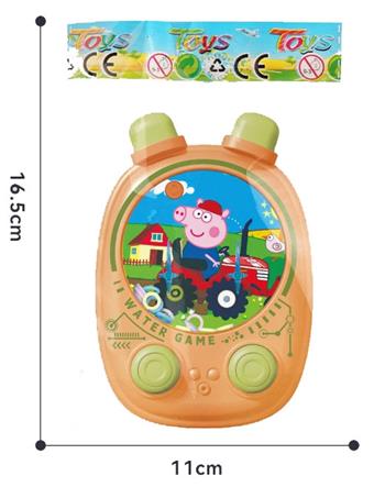Cartoon style intelligent game water machine puzzle handheld mini game machine   ITEM NO.： W017504