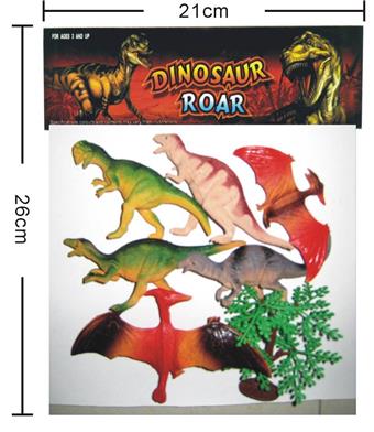 Soft rubber dinosaur   ITEM NO.： W006498