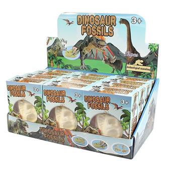 Boxed Archaeological Dinosaur Heads (12PCS per piece)   ITEM NO.： W017535